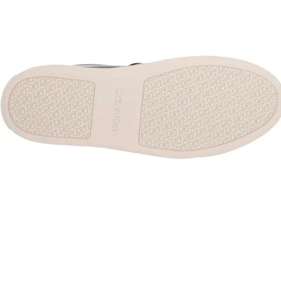 Calvin Klein Men's Ansly 2 Leather Slip-on Sneakers Size11.5 black .R14 - Picture 3 of 11